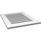 Ekena Millwork Vertical Surface Mount PVC Gable Vent: Functional, w/ 3-1/2"W x 1"P Standard Frame, 22"W x 28"H GVPVE22X2801SF - alternate 4